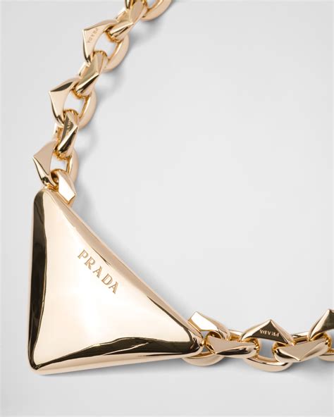 prada necklance|Prada necklace for women.